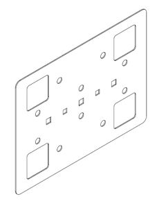 PODKŁADKA POD DACH MEMBRANOWY 225x300x1,5 mm 10szt