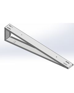 WSPORNIK TRÓJKĄTNY 10 STOPNI 1134MM (Z NITONAKRĘTKĄ)